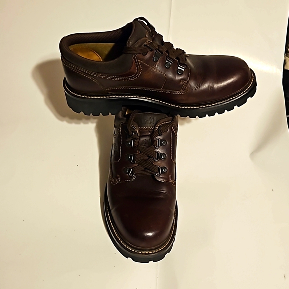 Timberland Brown Leather Oxford Shoes Men's 8M